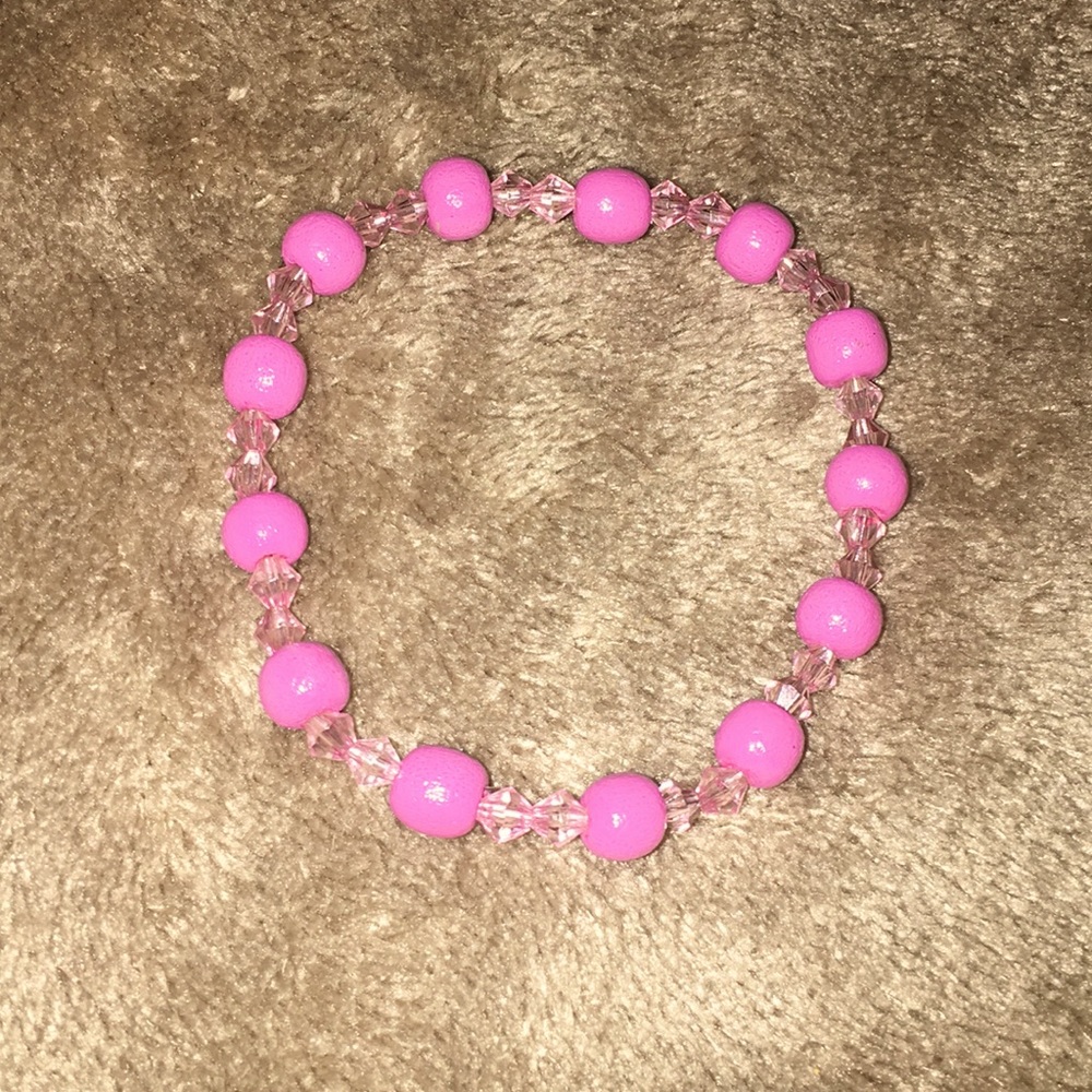 Two handmade bracelets